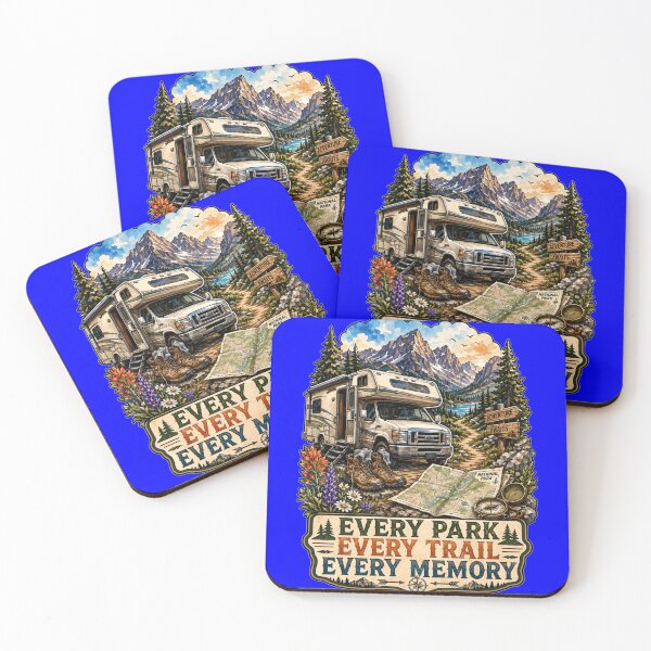 Item preview, RVing Camper Design Every Park Every Trail Every Memory designed and sold by fantasticdesign.