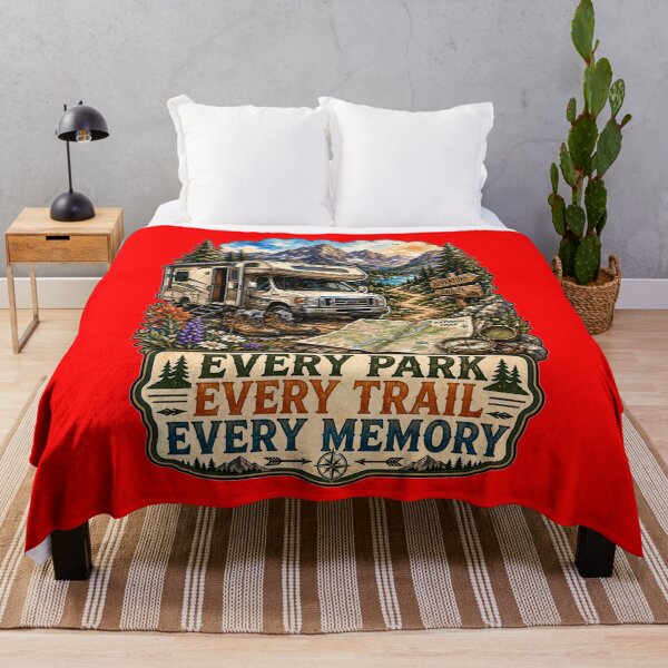 Item preview, RVing Camper Design Every Park Every Trail Every Memory designed and sold by fantasticdesign.
