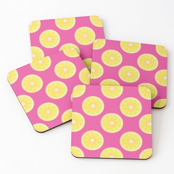Item preview, Pink version of  Fresh lemon slices  designed and sold by studiodrchicken.