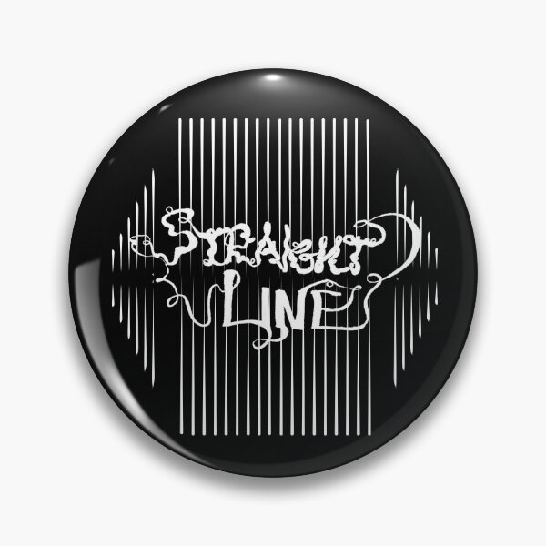 Item preview, Straight Line Ironic White Ink Art Print designed and sold by Vesivariart.