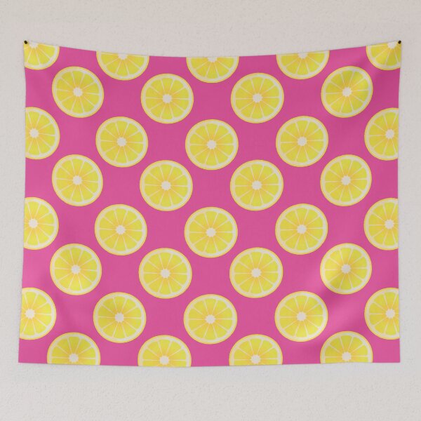Item preview, Pink version of  Fresh lemon slices  designed and sold by studiodrchicken.