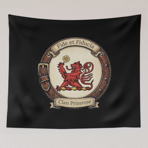 Item preview, Clan Primrose Crest designed and sold by BagTown Clans.