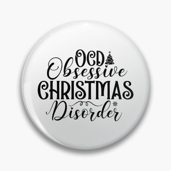 Item preview, OCD Obsessive Christmas Disorder Cat - Funny Festive Feline Gift designed and sold by FuzionRaptor.