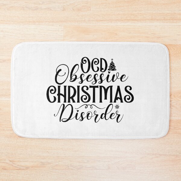 Item preview, OCD Obsessive Christmas Disorder Cat - Funny Festive Feline Gift designed and sold by FuzionRaptor.