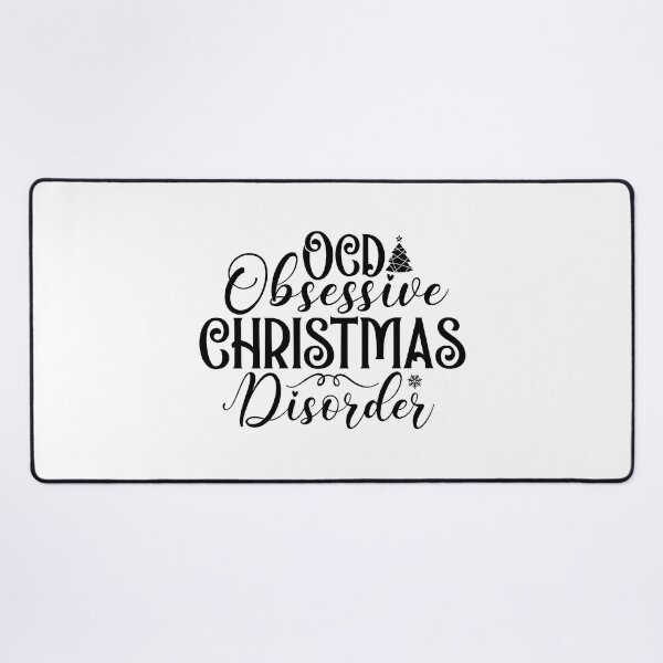 Item preview, OCD Obsessive Christmas Disorder Cat - Funny Festive Feline Gift designed and sold by FuzionRaptor.