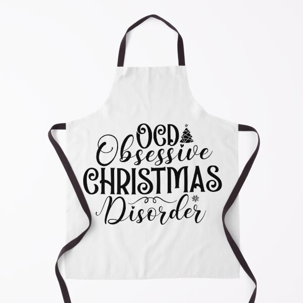 Item preview, OCD Obsessive Christmas Disorder Cat - Funny Festive Feline Gift designed and sold by FuzionRaptor.