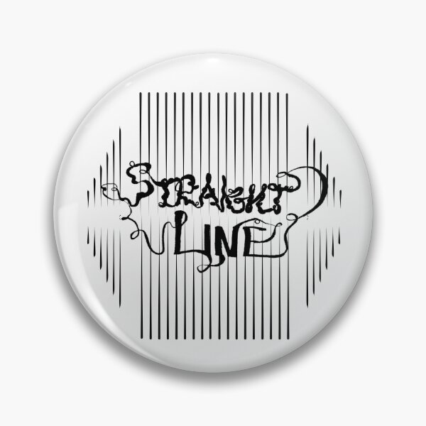 Item preview, Straight Line Funny Ironic Hand - Drawn Ink Art designed and sold by Vesivariart.