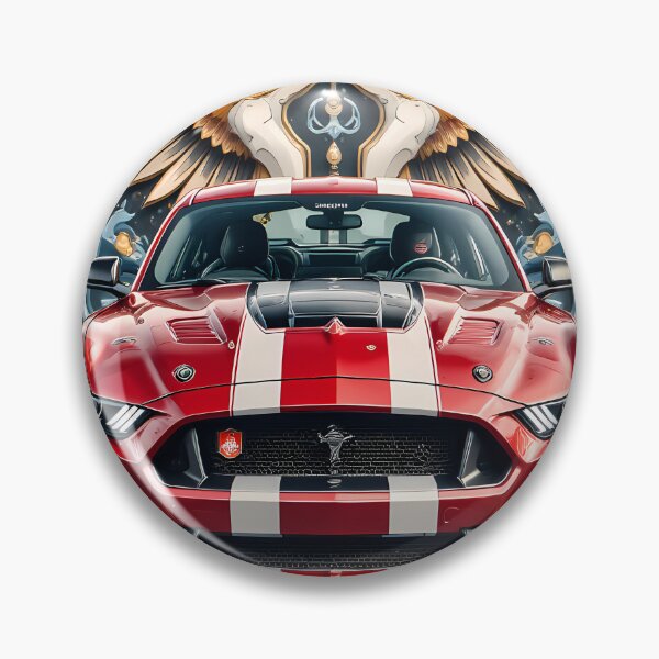 Item preview, Red American Muscle Car designed and sold by Crazy Ronald.