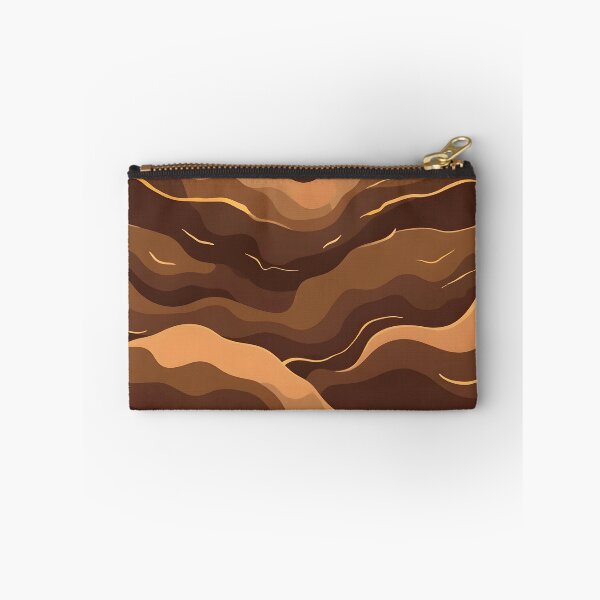 Item preview, Coffee Brown Modern Luxury Gold Collection designed and sold by TrendyDesigne412.