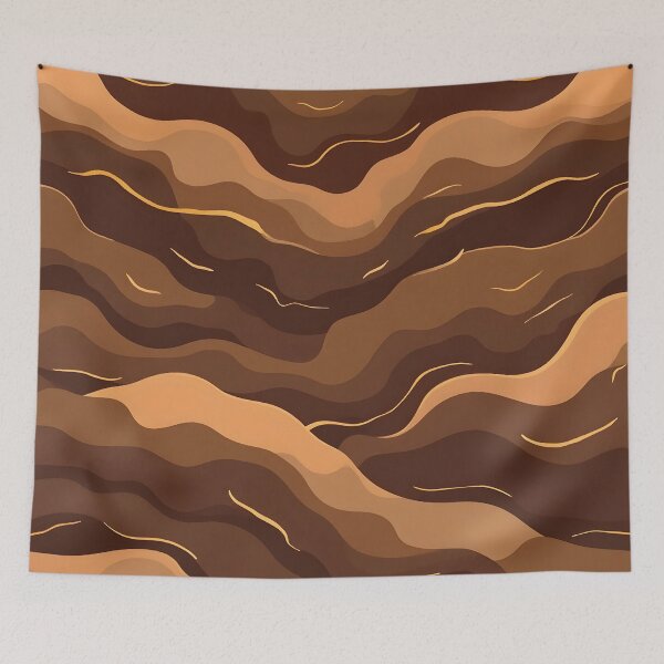 Item preview, Coffee Brown Modern Luxury Gold Collection designed and sold by TrendyDesigne412.
