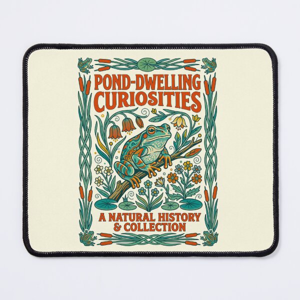 Item preview, Pond Dwelling Curiosities Toad Botanical designed and sold by TeeARTHY.