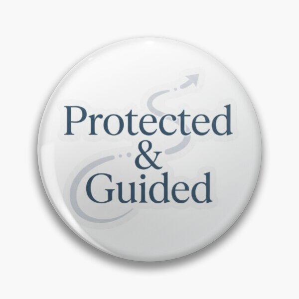 Item preview, Protected and Guided Sticker | Christian Faith Protection Quote designed and sold by Nara8.