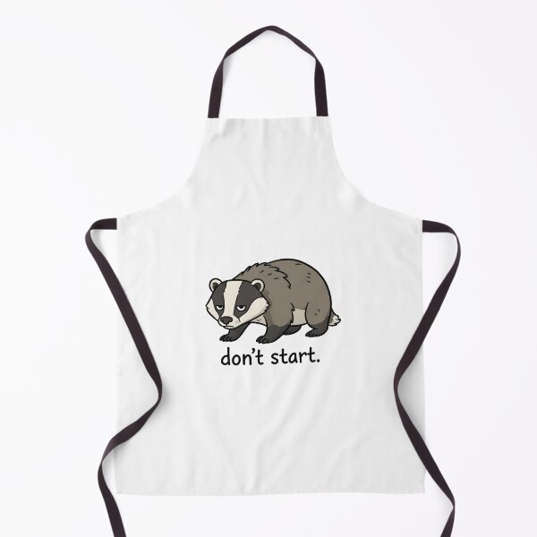 Item preview, Badger Premium Minimalist Attitude Design designed and sold by TiredSociety.