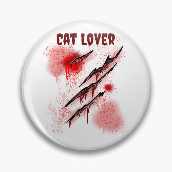 Item preview, Cat lover Cat Scratches Cat Claw Bleeding Design designed and sold by BriAngelaBubbleDesigns.