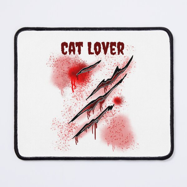Item preview, Cat lover Cat Scratches Cat Claw Bleeding Design designed and sold by BriAngelaBubbleDesigns.