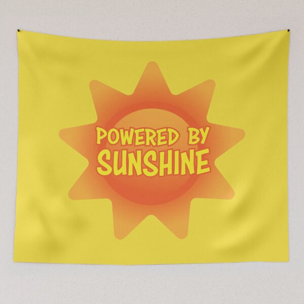 Item preview, POWERED BY SUNSHINE designed and sold by PIXEL POP DESIGNS - Beyond the Norm!.