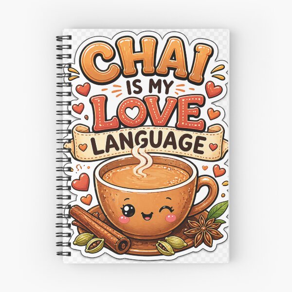 Item preview, Chai Is My Love Language Funny India Quote Sticker designed and sold by OsmosisShop.