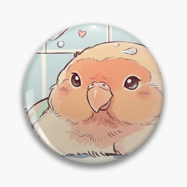 Item preview, Lovebird in bath designed and sold by Ranasko.