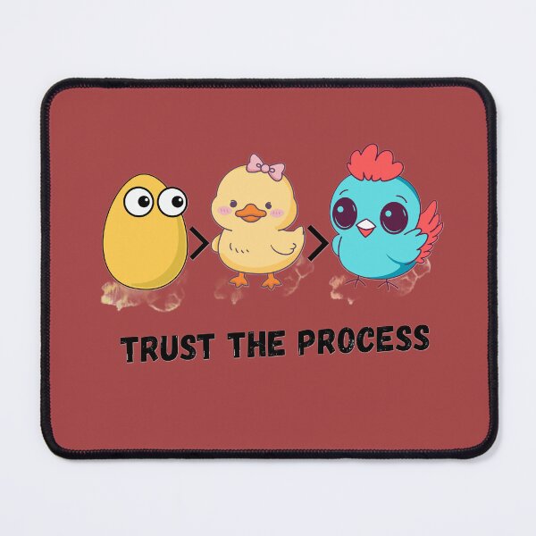 Item preview, Trust The Process Cute Chick Evolution Design | Motivational Kawaii Cartoon Art designed and sold by CreativePallavi.