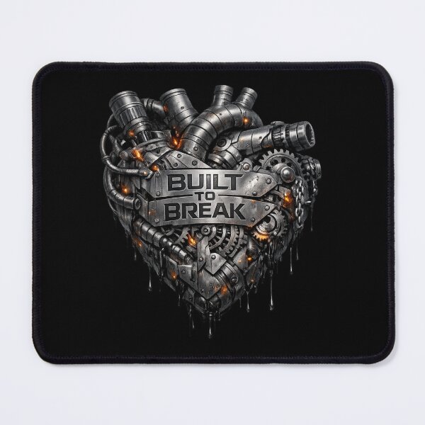 Item preview, Built to Break - Mechanical Heart Cyber‑Industrial Design designed and sold by MKreative Studio.