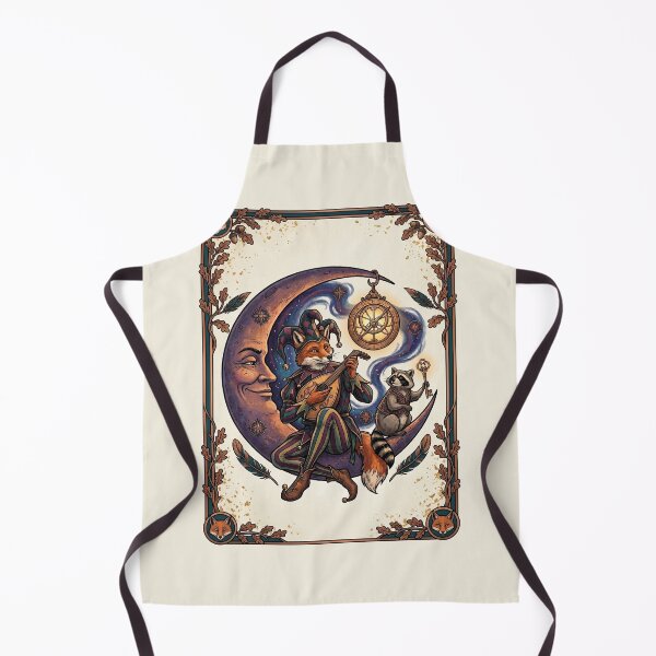 Item preview, Fox Playing Lute on Crescent Moon designed and sold by TeeARTHY.