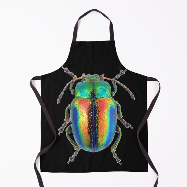 Item preview, LEAF BEETLE BUG (showing iridescence) Chrysolina fastuosa  designed and sold by MorningFive.