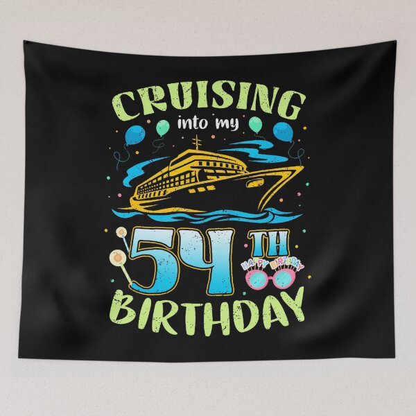 Item preview, Cruising Into My 54 Year Old Birthday Crew 54Th Cruise designed and sold by Drumil.
