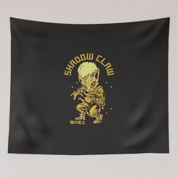 Item preview, Ninja Cat "Shadow Claw" - Urban Streetwear Design designed and sold by StyleStorage.