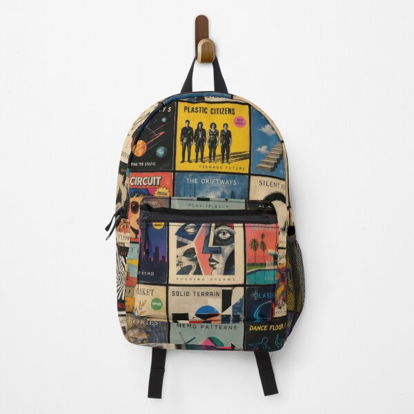 Item preview, Vintage-style vinyl record covers collage designed and sold by MagicStrawberry.
