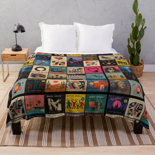 Item preview, Vintage-style vinyl record covers collage designed and sold by MagicStrawberry.