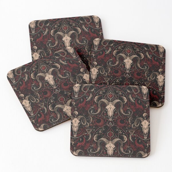 Item preview, Gothic and occult symmetrical Aries designed and sold by Imprearte.