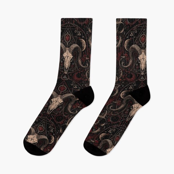 Item preview, Gothic and occult symmetrical Aries designed and sold by Imprearte.
