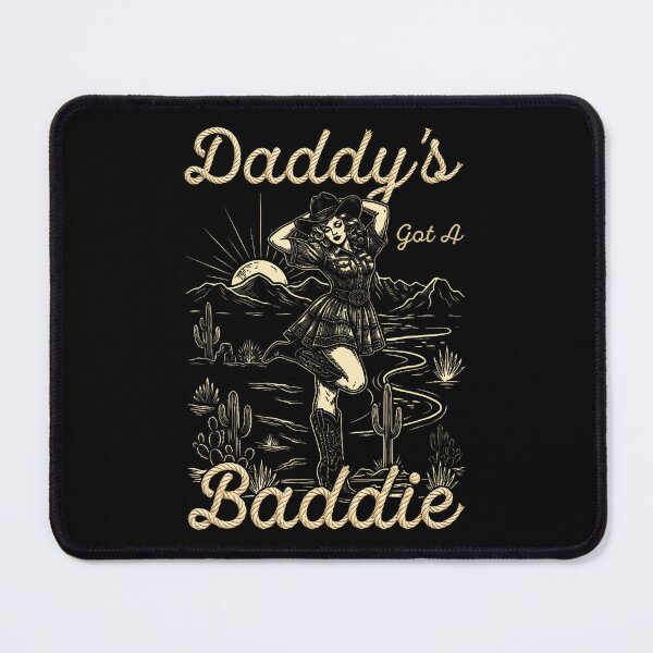 Item preview, Daddy'S Got A Baddie Funny Vintage Cowgir designed and sold by Drumil.