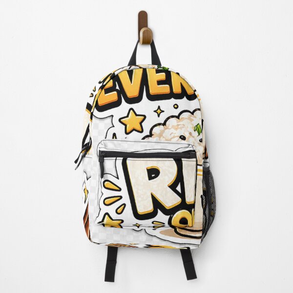 Item preview, Rice Over Everything Funny Food Quote Sticker designed and sold by OsmosisShop.
