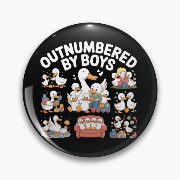 Item preview, Outnumbered by Boys  designed and sold by ZACK ART.