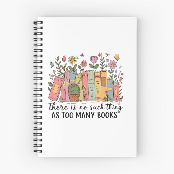 Item preview, There is No Such Thing As Too Many Books designed and sold by chicdeboutique.