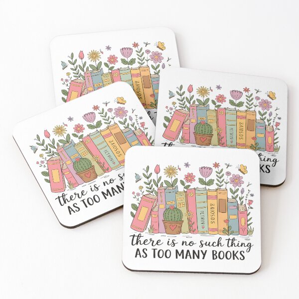Item preview, There is No Such Thing As Too Many Books designed and sold by chicdeboutique.