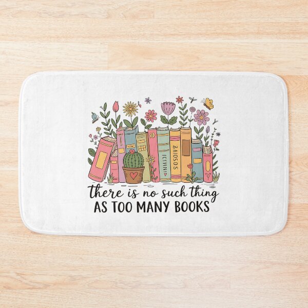 Item preview, There is No Such Thing As Too Many Books designed and sold by chicdeboutique.