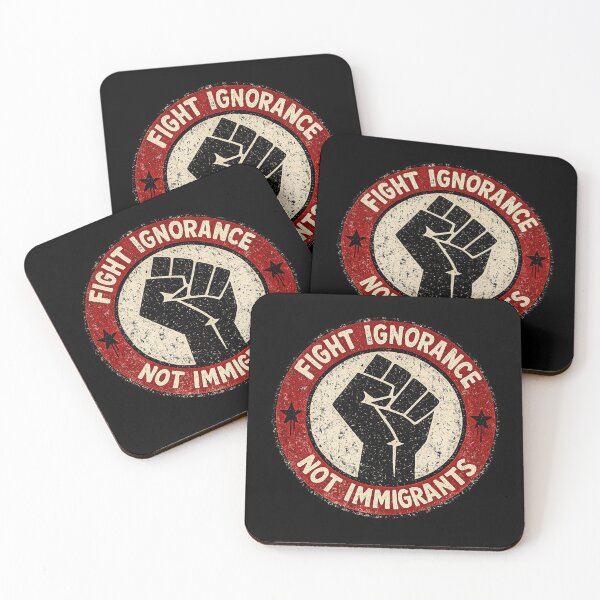 Item preview, Fight Ignorance Not Immigrants designed and sold by DIRTYDUNNZ.