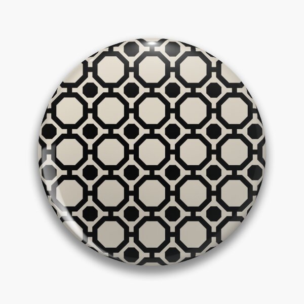 Item preview, Black & bone octagons designed and sold by Mint + Midnight.
