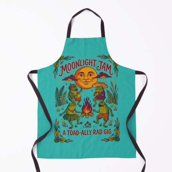 Item preview, Moonlight Jam Dancing Frogs Campfire designed and sold by TeeARTHY.