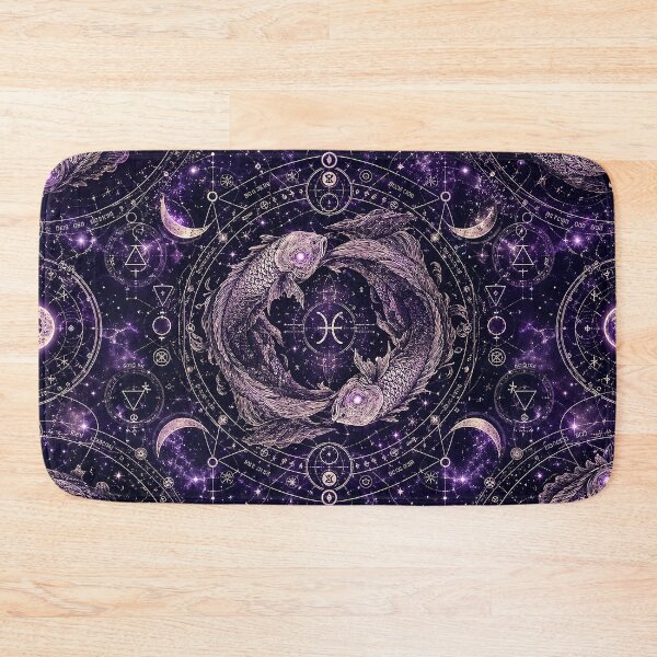Item preview, Cosmic, mystical, and astrological Pisces designed and sold by Imprearte.