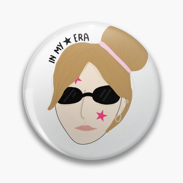 Item preview, In My Star Era Aesthetic Girl Sticker  designed and sold by Vimi Doodles.