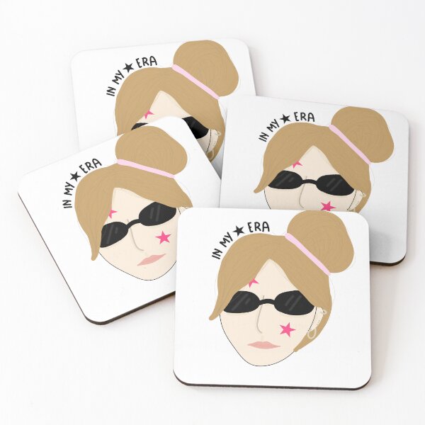 Item preview, In My Star Era Aesthetic Girl Sticker  designed and sold by Vimi Doodles.
