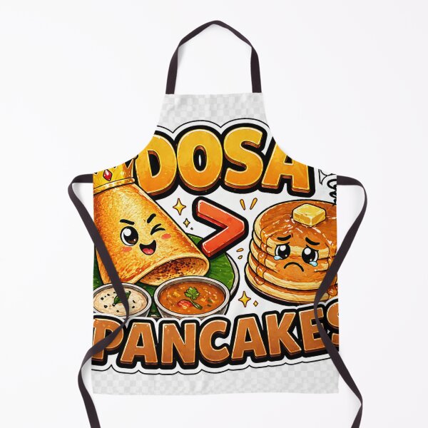Item preview, Dosa Over Pancakes Funny South India Food Sticker designed and sold by OsmosisShop.