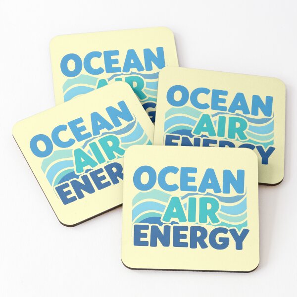 Item preview, Ocean Air Energy – Fresh Coastal Typography Design designed and sold by Sea Gem.