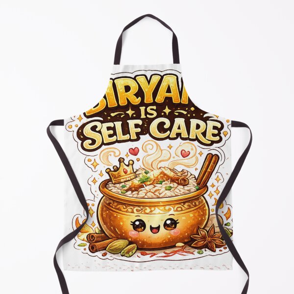 Item preview, Biryani Is Self Care Funny Food Quote Sticker designed and sold by OsmosisShop.