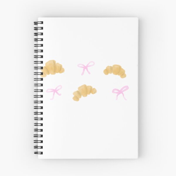 Item preview, Croissant with Pink Bows | Cute Pastry Aesthetic Sticker designed and sold by Vimi Doodles.
