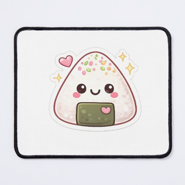 Item preview, Cute smiling oniguiri designed and sold by Vimi Doodles.