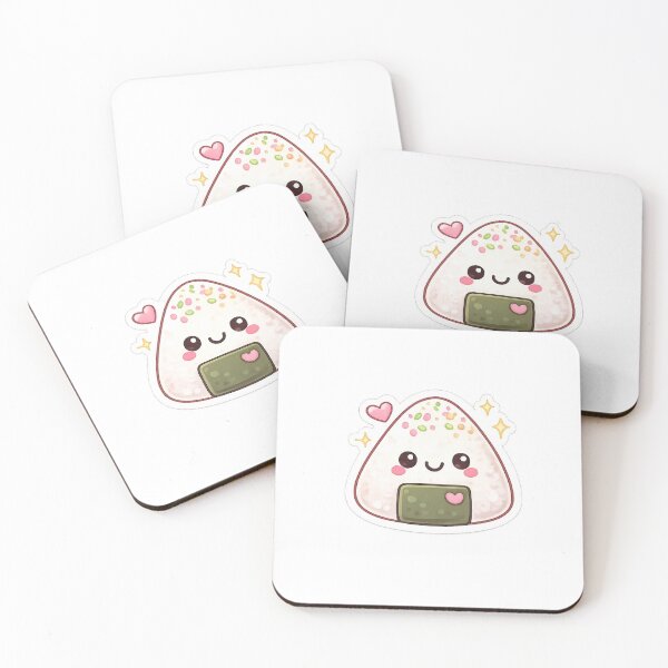 Item preview, Cute smiling oniguiri designed and sold by Vimi Doodles.